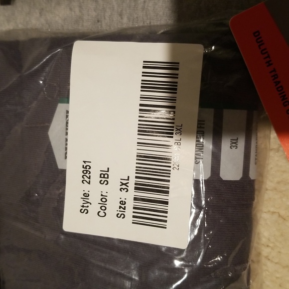 2- Duluth trading 40 grit long sleeve t-shirt with pocket - Picture 3 of 5